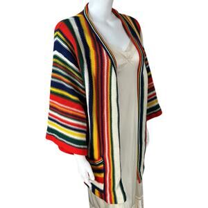 VTG Sweater Cardigan Womens One Size Streetwear Indie Hip Hop Grunge Festival
